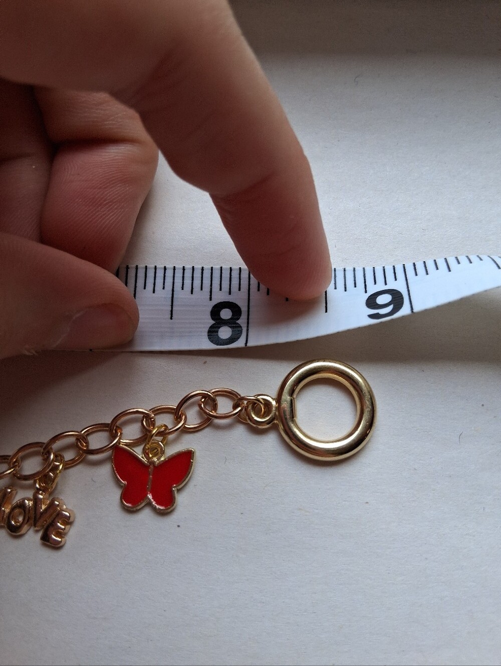 Gold-Tone Charm Bracelet with Multicolor Enamel Accents - Picture 9 of 10